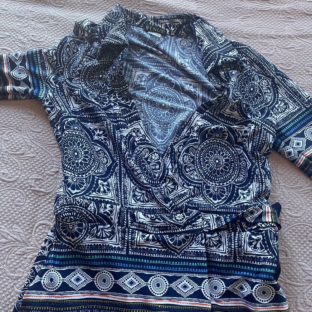 Blue printed romper - Picture 4 of 5
